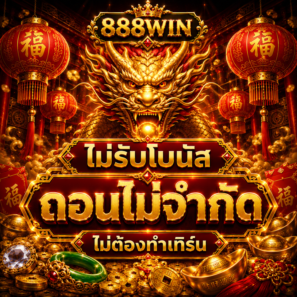 ไม่รับโบนัส ถอนไม่จำกัด